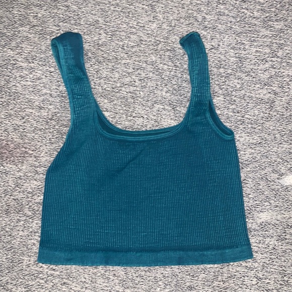 NWOT! Free People Happiness Runs Square Neck Crop size XS/S - Picture 2 of 4
